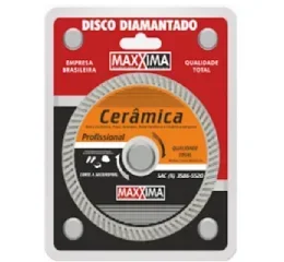 Disco de Corte Diamantado Maxxima Bloco Cerâmico Turbo 110 mm
